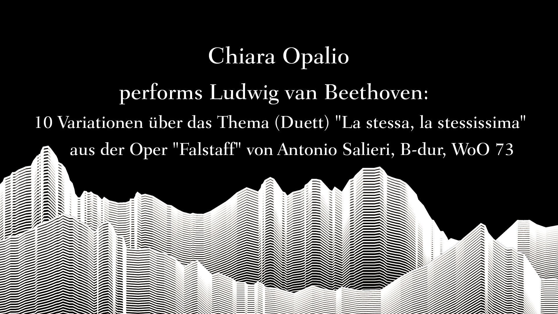 Masterclass with Sir Andràs Schiff – Chiara Opalio performs Beethoven