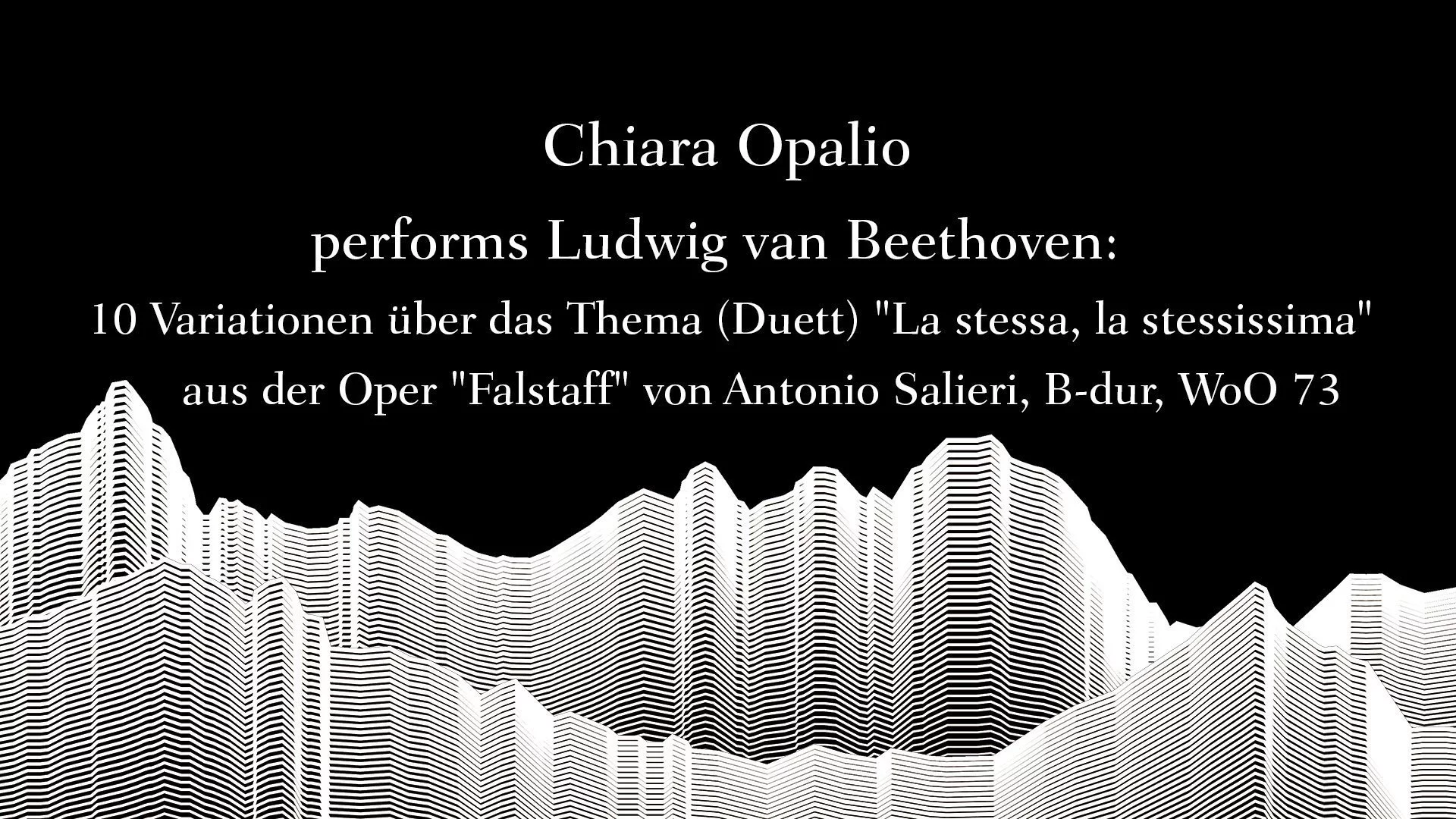 Masterclass with Sir Andràs Schiff – Chiara Opalio joue Beethoven