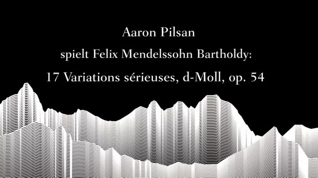 Masterclass with Sir András Schiff – Aaron Pilsan joue Mendelssohn Bartholdy