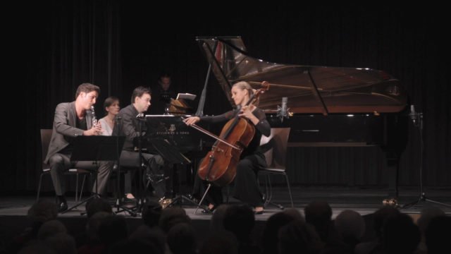 Sol Gabetta, Andreas Ottensamer und Dejan Lazić spielen Brahms Klarinettentrio