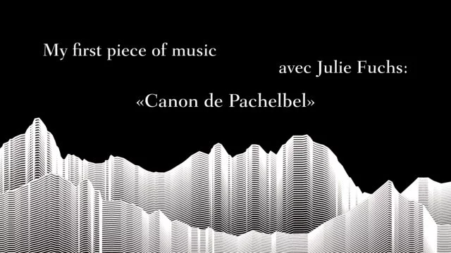 My first piece of music avec Julie Fuchs